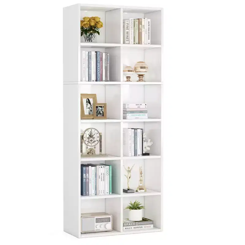 Tribesigns 71.7 Narrow Book Rack, Modern Book Storage Cubes