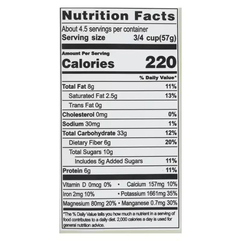 Living Intentions Cereal - Organic - Superfood - Cacao Crunch - Case of 6 - 9 oz