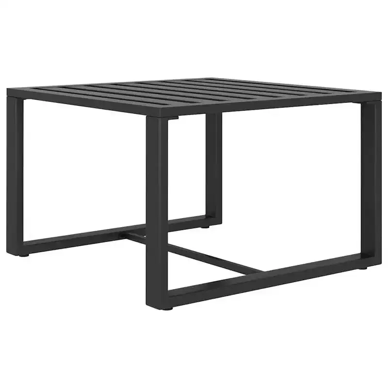 vidaXL Corner Sofa Aluminum 27.6 x 27.6 x 25.4 in