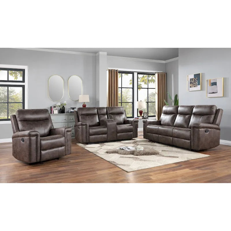 New Classic Furniture Murphy Mocha 2-Piece Motion Living Room Set