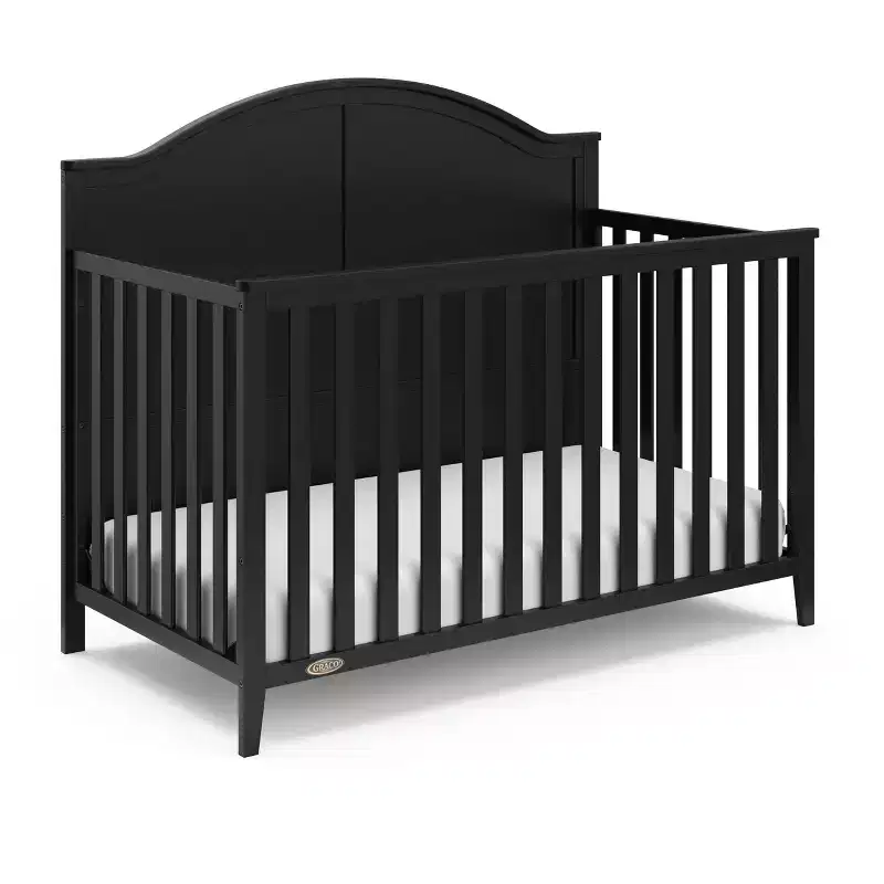 5-in-1 Convertible Crib - GREENGUARD Gold Certified, Adjustable Mattress Height