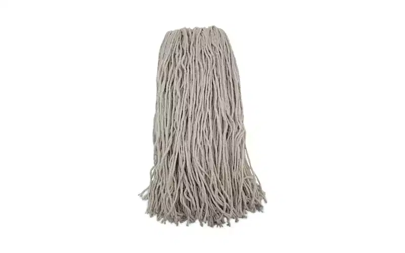 Boardwalk Mop Head, Premium Standard Head, Cotton Fiber, 32oz, White, 12/Carton