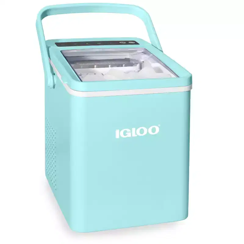 Igloo 26-Pound Automatic Self-Cleaning Portable Countertop Ice Maker Machine With Handle