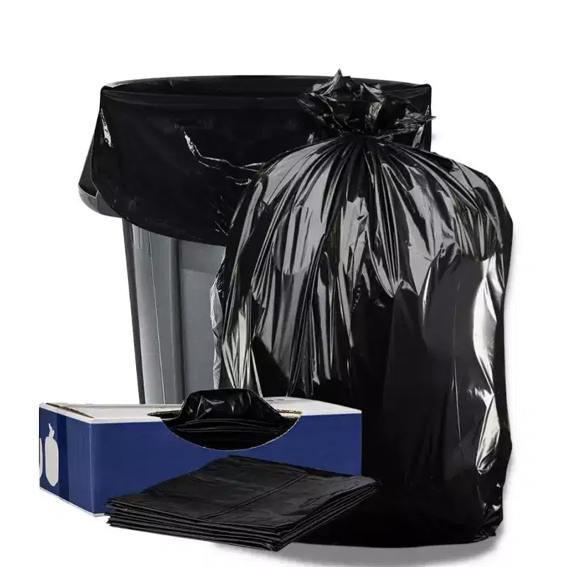 Plasticplace 20-30 Gallon Trash Bags, 2.0 Mil, Black, 30 x 36 (100 Count)