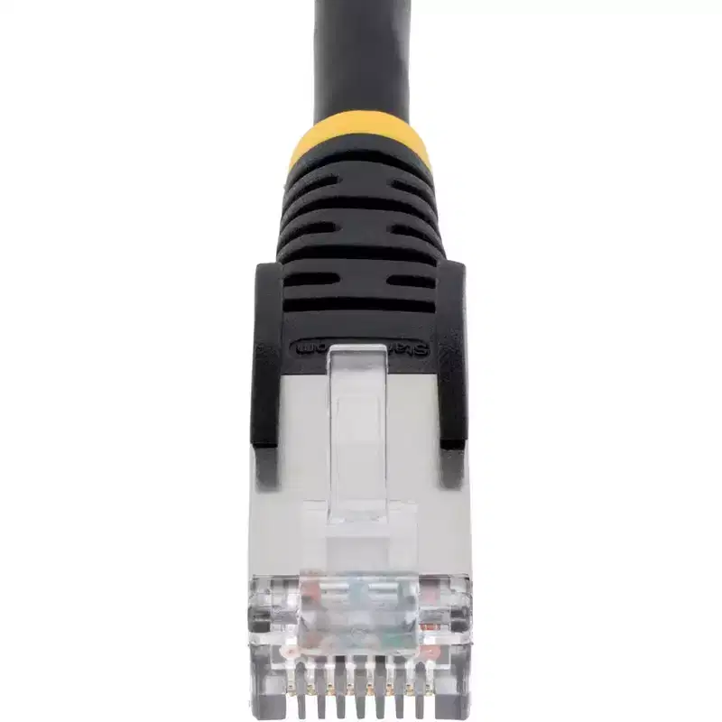 StarTech.com CAT6a Ethernet Cable, 35ft, Low Smoke Zero Halogen, 10Gbps, Model NLBK-35F-CAT6A-PATCH