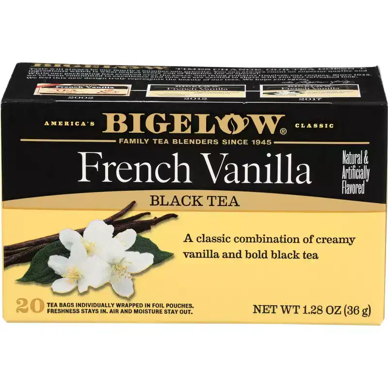 Bigelow French Vanilla Black Tea - Case of 6 - 20 Bags