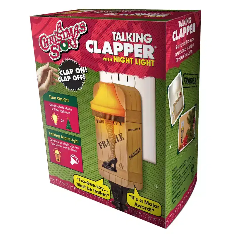 The Clapper A Christmas Story Leg Lamp Night Light