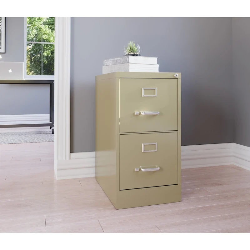 Commercial 22-Inch Deep 2-Drawer Letter Vertical File Cabinet