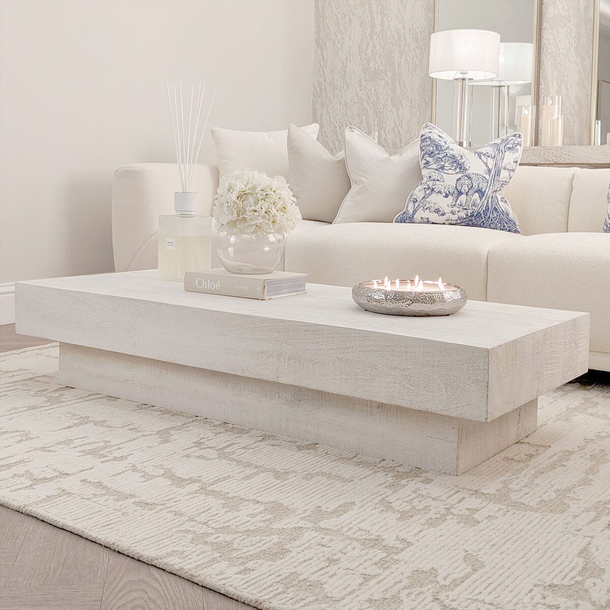 Whitewash Coffee Table