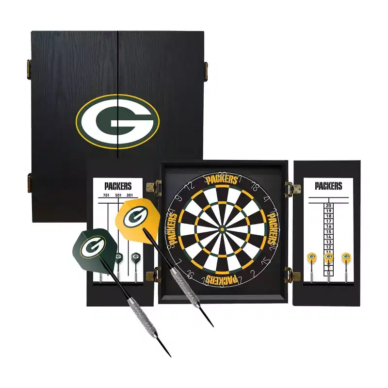 NFL Green Bay Packers Fan's Choice Dartboard Set