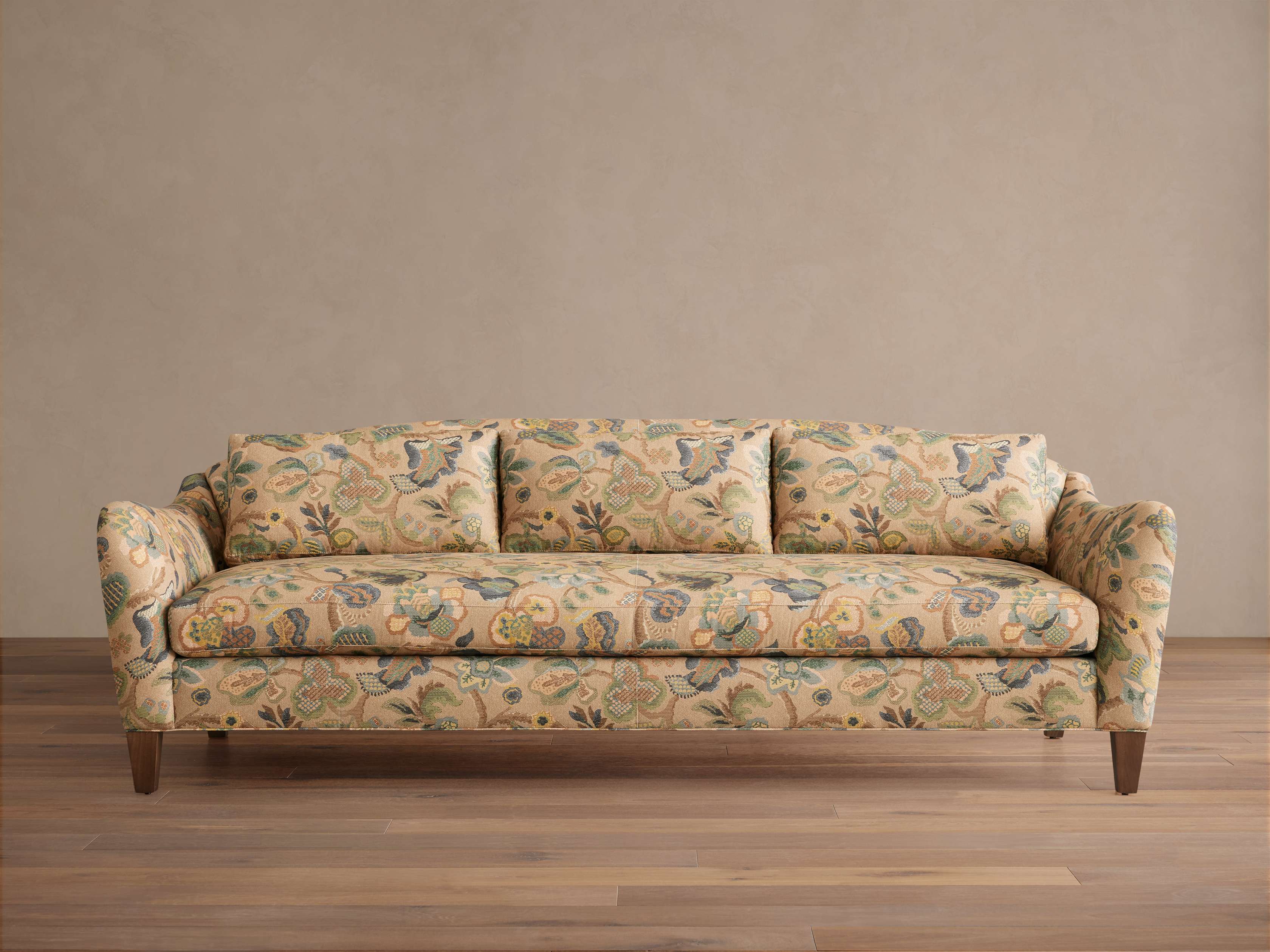 Patterned sofa
